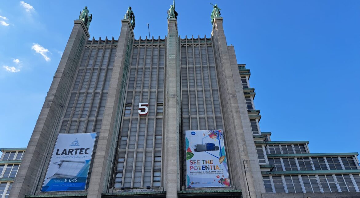 Hall 5 of the Brussels Expo during Labelexpo Europe 2023